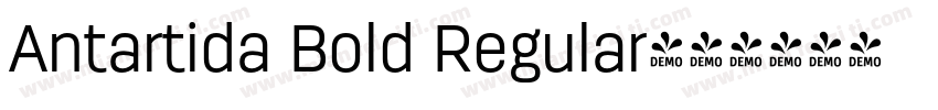 Antartida Bold Regular字体转换